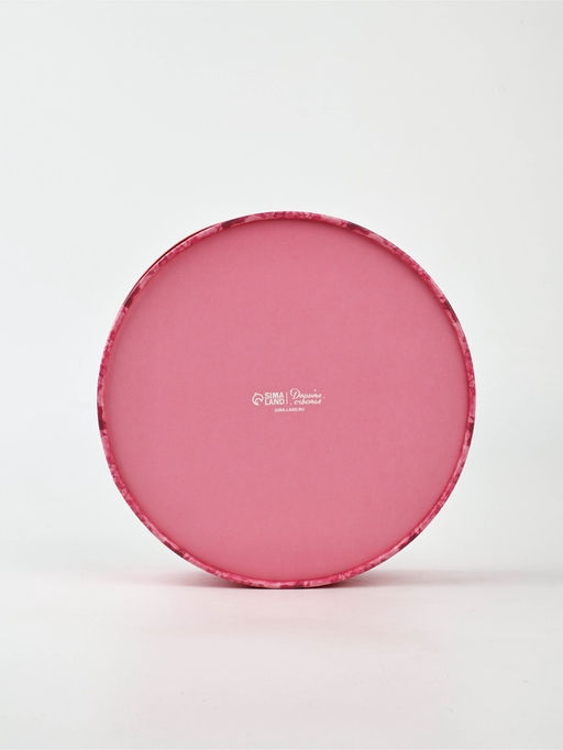 Коробка подарочная тубус с окном Нежные пионы, 20?20?5 см