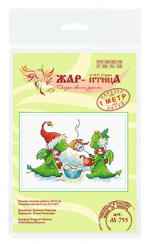 Набор для вышивания М.П.Студия М-755 Заходи на огонёк 9 х 13 см