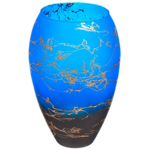 Ваза Ст 24см Клавдия Паутинка-3 большая 2701522112 (286612) /DANIKS/  фото 2