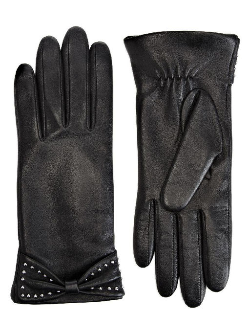 Перчатки женские ш+каш. IS5050 black - Eleganzza фото 2