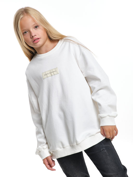 Толстовка 33-7472 белый - Mini maxi фото 5