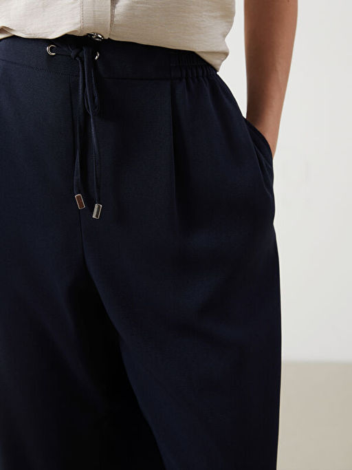 Beli Lastikli Havu? Kesim Kad?n Pantolon