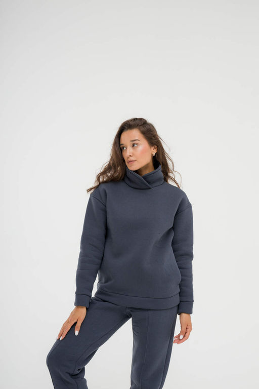 213/209 Костюм утепленный, черный - Knitka wear фото 10