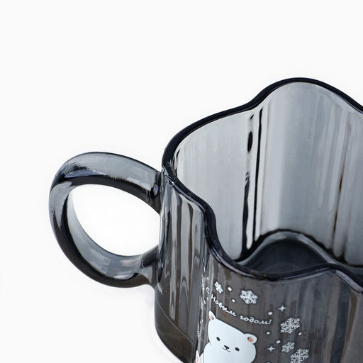 Кружка стеклянная новогодняя «С Новым годом!», 260 мл