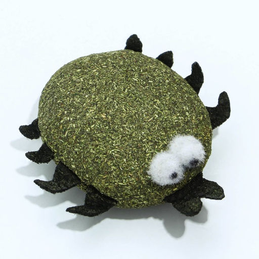 Игрушка для кошек Жучок из кошачьей мяты, 4 х 3.5 см - Пушистое счастье фото 2