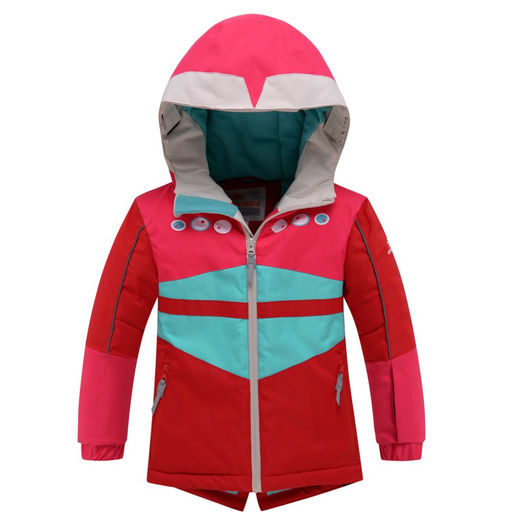 Горнолыжный костюм детский Valianly красного цвета 9006Kr  фото 2
