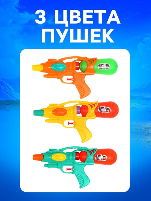 Водный бластер Мстители, цвет МИКС - Marvel фото 4