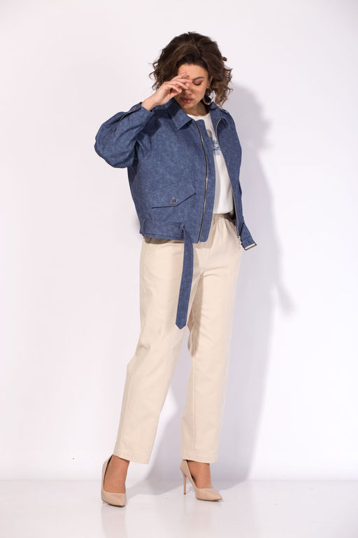 Костюм Liliana 1522-1507 синий+экрю