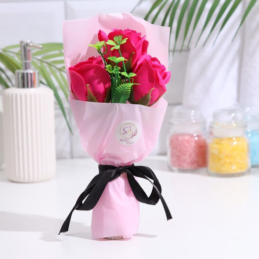 Букет мыльных роз, фуксия - SB BEAUTY фото 10