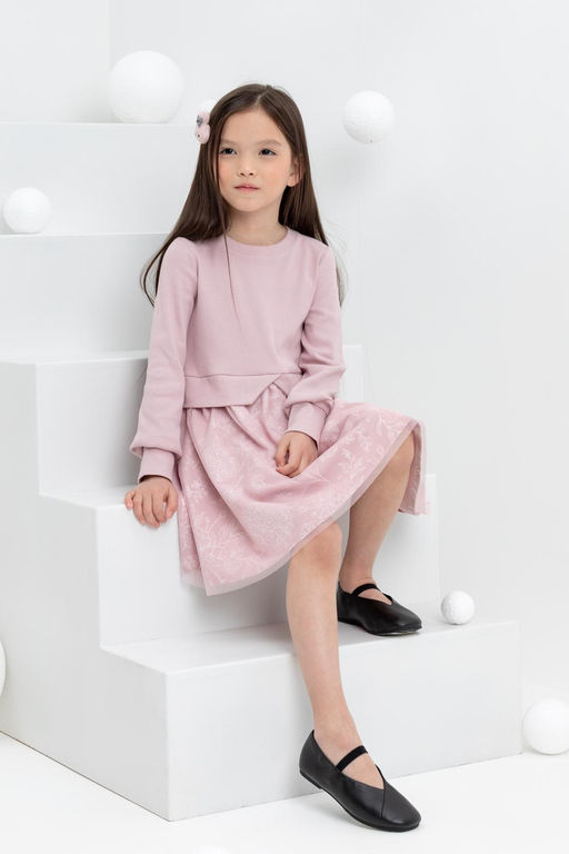 К 5833/розовый лед платье для дев