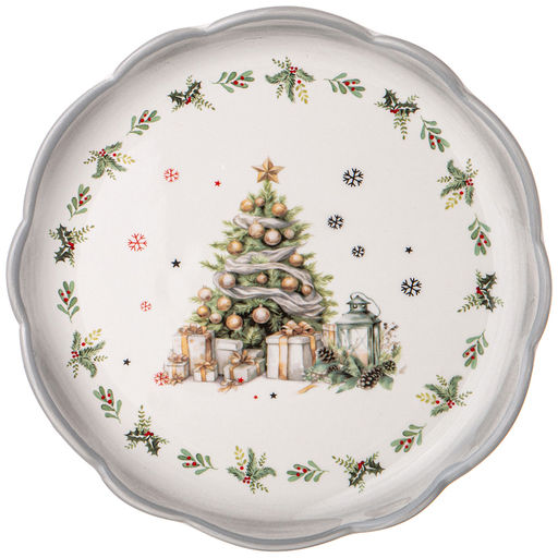 ТАРЕЛКА ЗАКУСОЧНАЯ AGNESS С НОВЫМ ГОДОМ! 20,3*2 СМ  фото 2