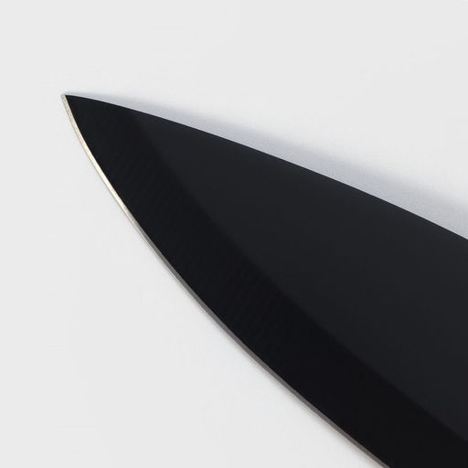 Нож - шеф кухонный Magistro Dark wood, длина лезвия 20,3 см, цвет чёрный  фото 3