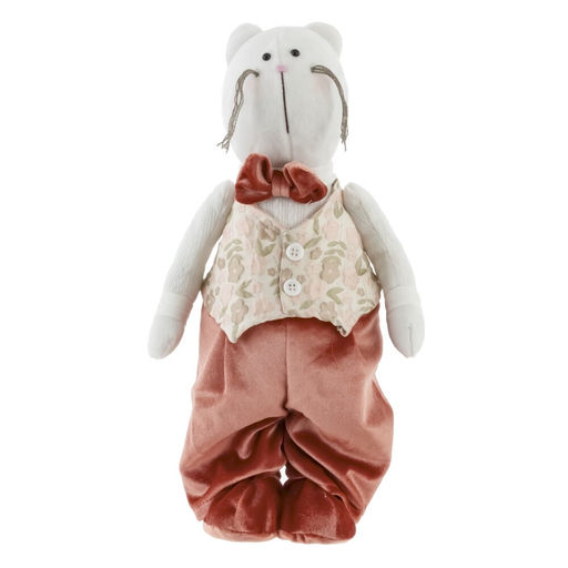 Игрушка набивная "Кот/Кошка", L16 W11,5 H36 см, 2в.