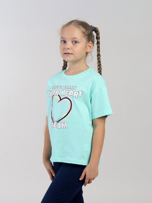 CRB wear / CWKG 63963-38-423 Футболка для девочки,ментоловый  фото 2