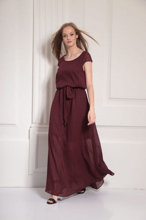 Платье AMORI 9476 бордо  фото 2
