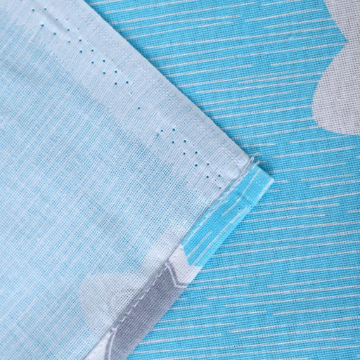 Постельное бельё BABY Звёздочки, цвет бирюза, 112х147см,110х150см, 60х60см, бязь 142гр/м, 100% хлопок - Атра фото 3