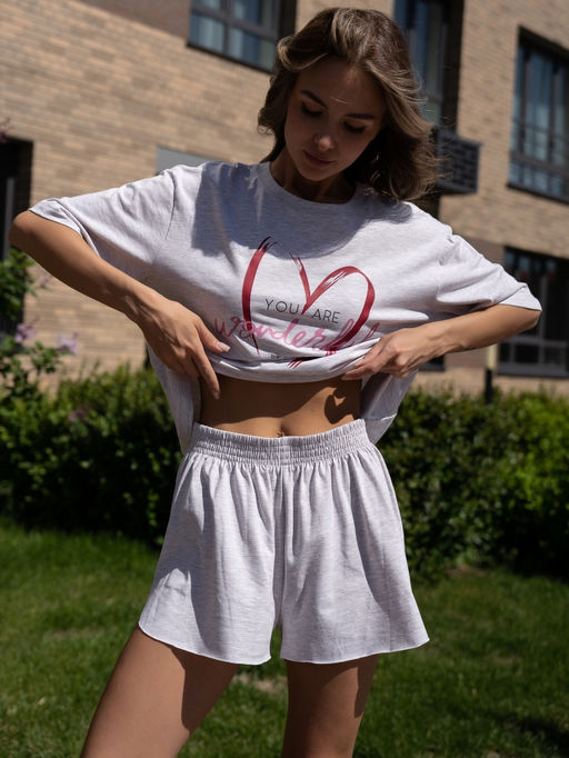 комплект кулирка с лайкрой пенье (хлопок 95%, лайкра 5%). - Binita фото 4