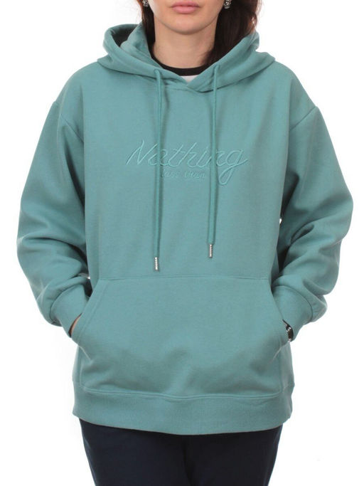 A17 TURQUOISE Толстовка женская с капюшоном (85% хлопок, 15% полиэстер) - Fashion фото 2