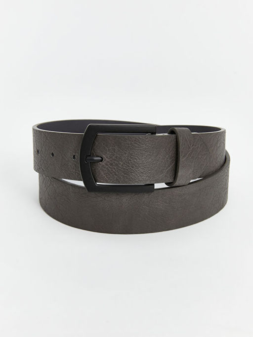 Deri G?r?n?ml? Erkek Kemer