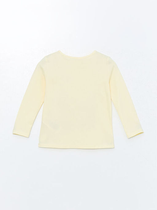 Bisiklet Yaka K?z ?ocuk Ti??rt - Waikiki фото 2