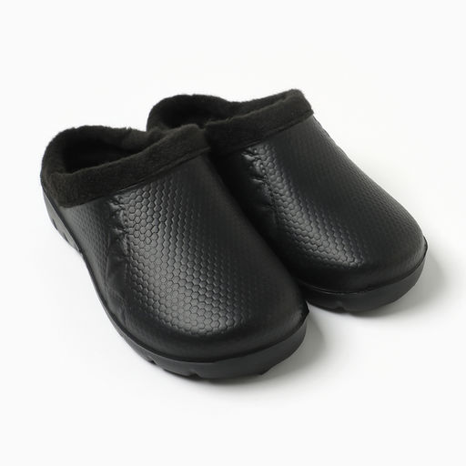 Галоши - сабо мужские утепленные, размер 41-42, чёрные