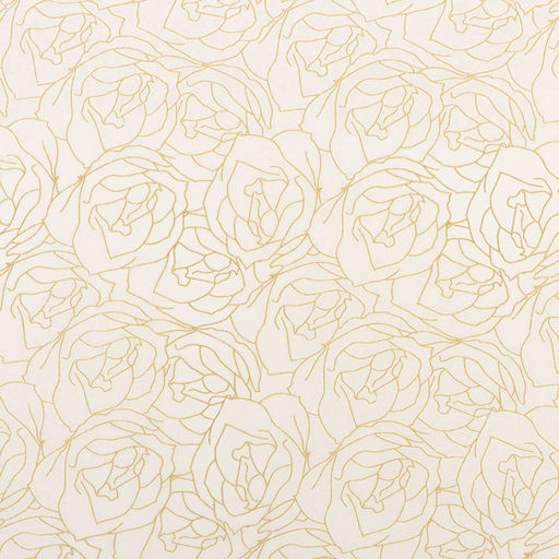 Цена за 10 шт. Бумага упаковочная тишью, Цветы, 50 см ? 70 см 17 грамм, розовая