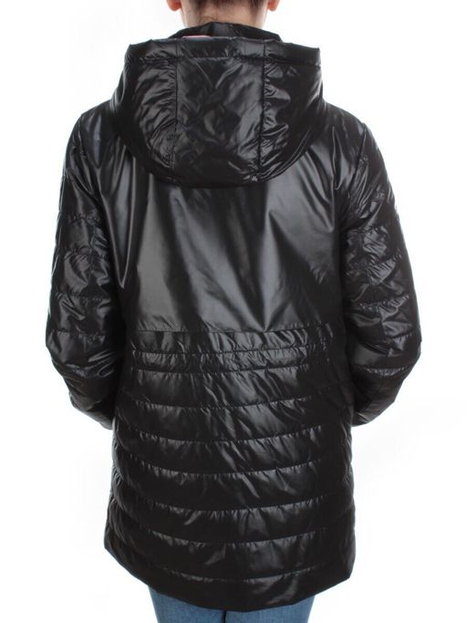 8250 BLACK Куртка демисезонная женская BAOFANI (100 гр. синтепон) - Фабричный китай фото 5