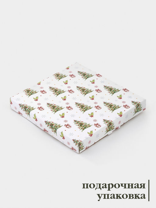 УЦЕНКА Тарелка десертная круглая "Новогодние зверята" 19 см