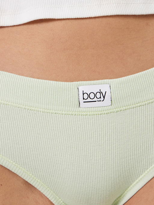 Трусы женские слипы мультипак (3 шт.) в синем, зеленом и белом цвете