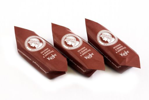 цена за 500гр Шоколадные конфеты Пралине&вафли&шоколад (кофе) фантик