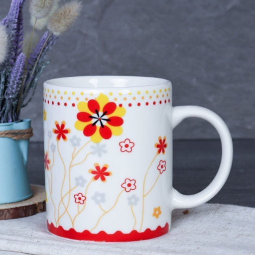 Кружка 400 мл Цветы / 4260 /уп 72/ - Галеонтрейд фото 4