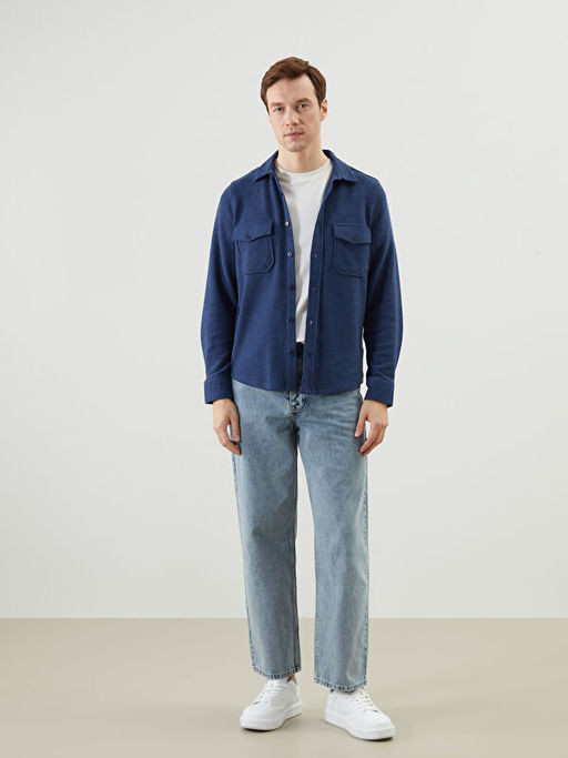 Slim Fit Uzun Kollu Erkek G?mlek