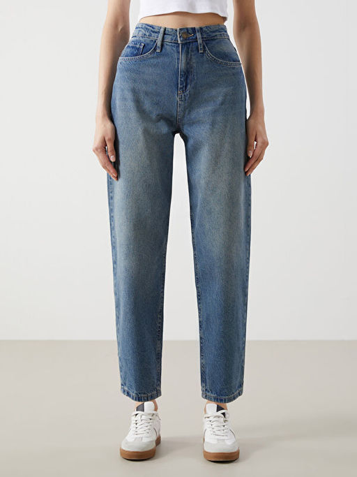 Balloon Fit Kad?n Jean Pantolon