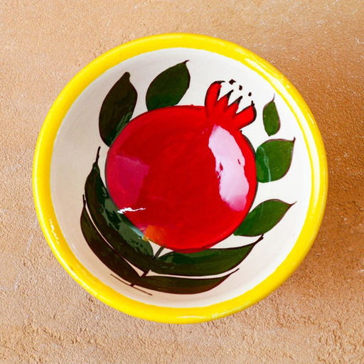 Пиала для чая Риштанская Керамика «Гранат», 200 мл, d=11 см, разноцветная