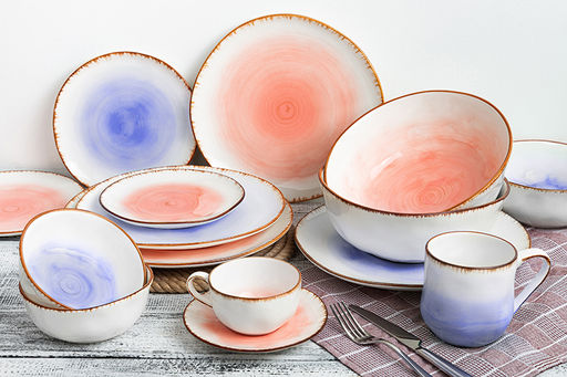 Кружка 250 мл 11,5*9*7 см Кантри фиолетовая - Elan gallery фото 8