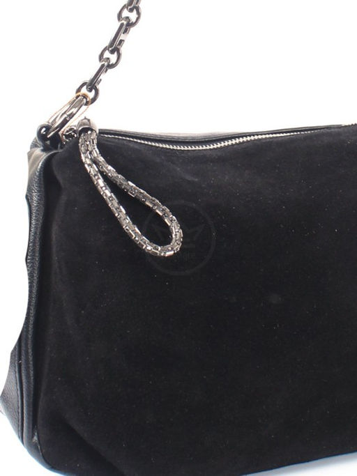 Сумка женская иск/кожа+нат/замша BT-V 8730, 1отд+еврокарман, плечевой ремень, черный SALE 258483 - Adelia фото 9