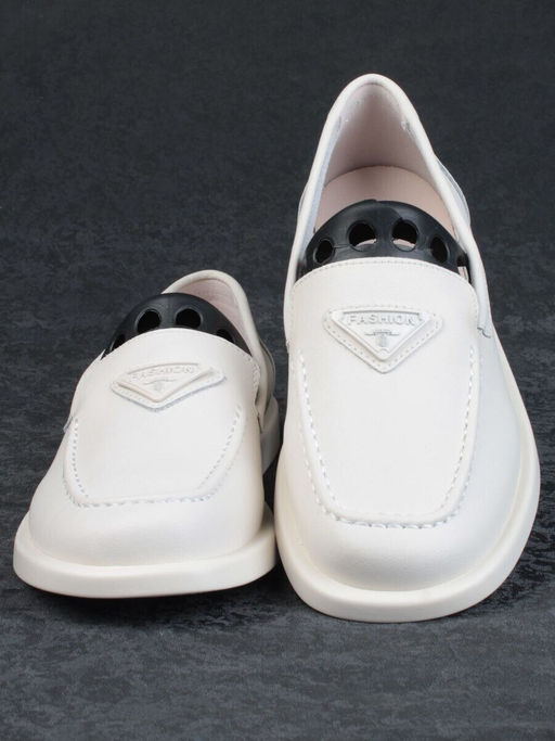 03-HY3-3D LT. BEIGE Полуботинки женские (натуральная кожа)