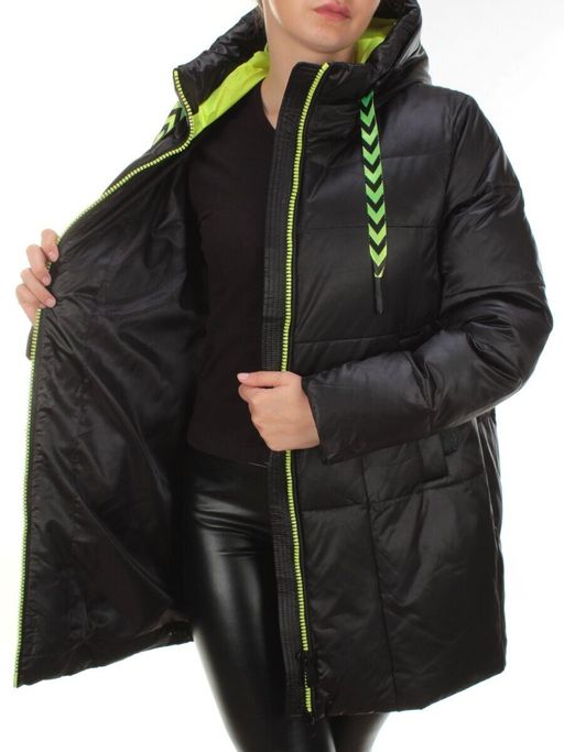 M2010 BLACK Пальто зимнее женское MARIA (200 гр. холлофайбер)