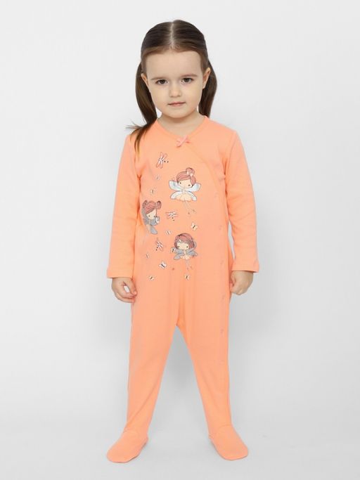 CRB wear/CSNG 90155-28-347 Комбинезон для девочки,коралловый/Ex.Cherubino  фото 2