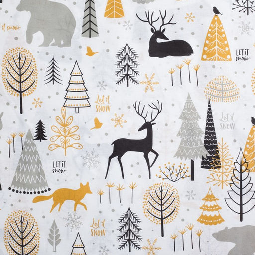 Постельное белье Этель Дуэт Let it snow (вид 1) 143*215 см - 2 шт, 240*220 см, 70*70 см - 2 шт  фото 3