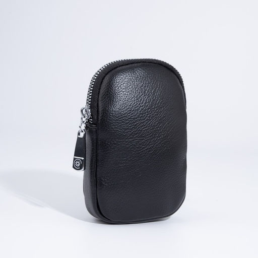 Сумка-багет на молнии, с кошельком, цвет чёрный - Simaland фото 7