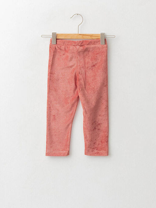 Beli Lastikli Basic Kadife K?z Bebek Tayt - Waikiki фото 2