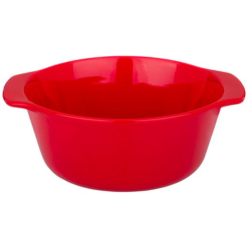 ФОРМА ДЛЯ ЗАПЕКАНИЯ СО СТЕКЛЯННОЙ ЖАРОПРОЧНОЙ КРЫШКОЙ AGNESS 28*23*13,4СМ 2,5Л КРАСНАЯ  фото 3