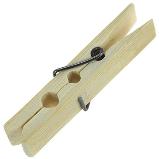 Прищепка бамбуковая 20 штук 6см (Китай) - Домашняя мода фото 2