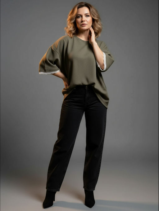 Романс футболка женская (хаки)