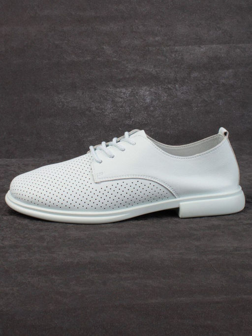 03-PDXL156-3 LT. BLUE Полуботинки женские (натуральная кожа) - Фабричный китай фото 6