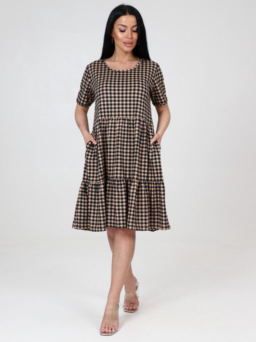 837 ПЛАТЬЕ (Клетка) - А-дина фото 3