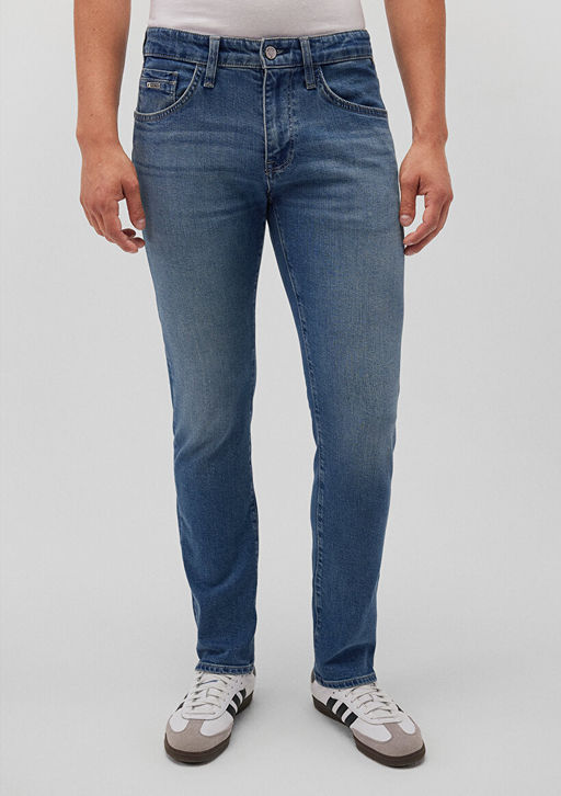 Jake Mavi Pro Golgeli Indigo Mavisi Jean Pantolon  фото 3