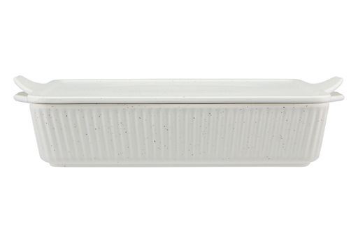 Форма для запекания, 33х23 см, с крышкой, фарфор P, прямоугольная, молочная, в крапинку, Speckle - Maxwell & Williams фото 4