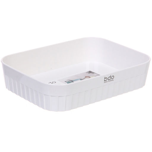 Корзина - органайзер "БИСКОТТИ", цвет белый, 21.5*16*4.5см